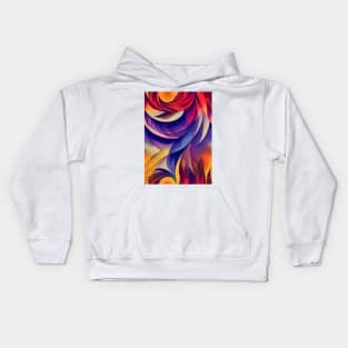 Multidimensional Swirls, Twenty-Five: Kids Hoodie